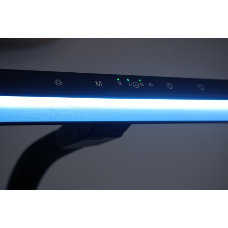UNiLUX LED desk lamp STRATA LUMINO, clamp base, black, 24 W
