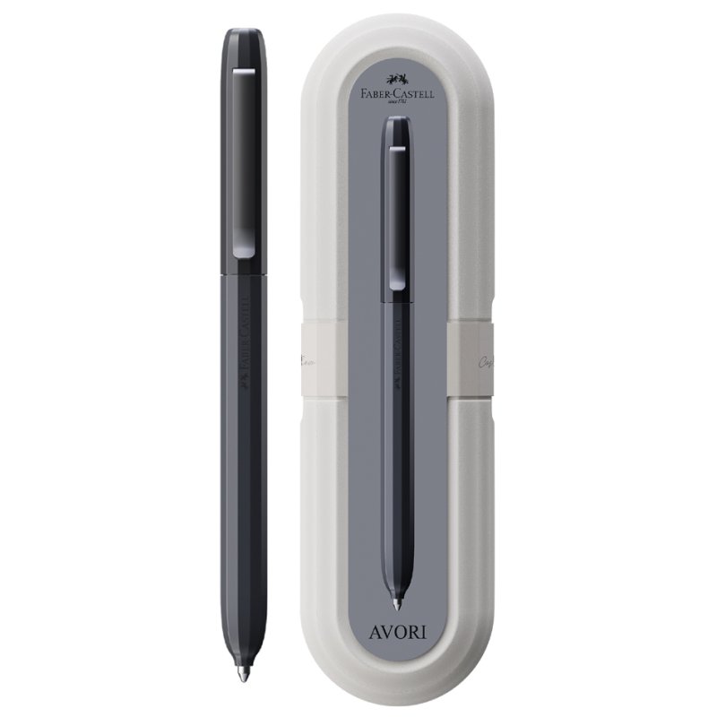 FABER-CASTELL Avori XB recharge stylo bille Peace Of Mind, grande capacité, bleu
