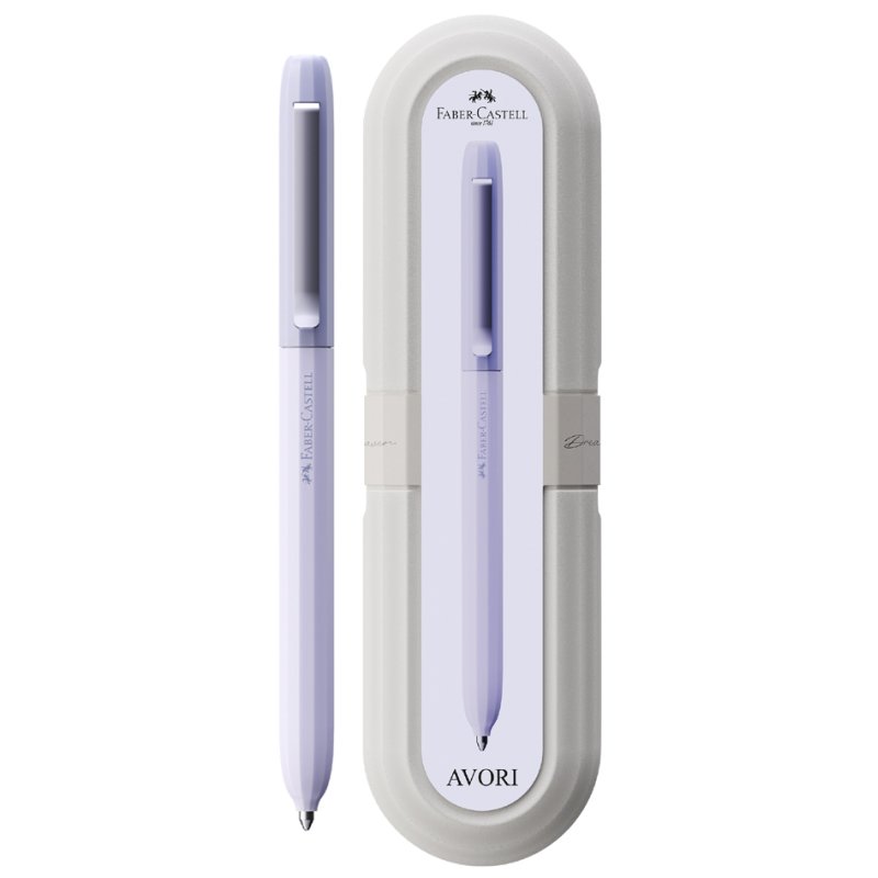 FABER-CASTELL Avori XB recharge stylo bille Peace Of Mind, grande capacité, bleu