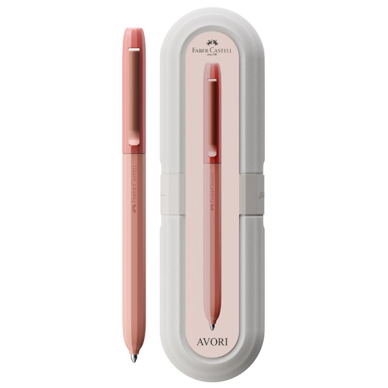 FABER-CASTELL Avori XB recharge stylo bille Peace Of Mind, grande capacité, bleu