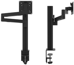UNiLUX AXIO monitorarm, klembevestiging, zwart, 13-36 inch