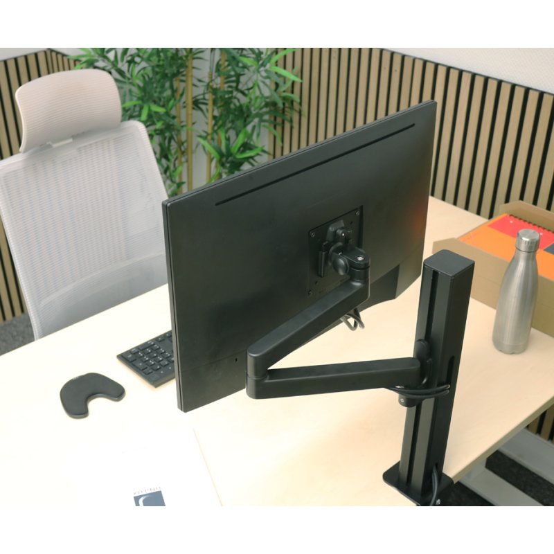 UNiLUX AXIO bras écran, fixation par pince, noir, 13-36 pouces