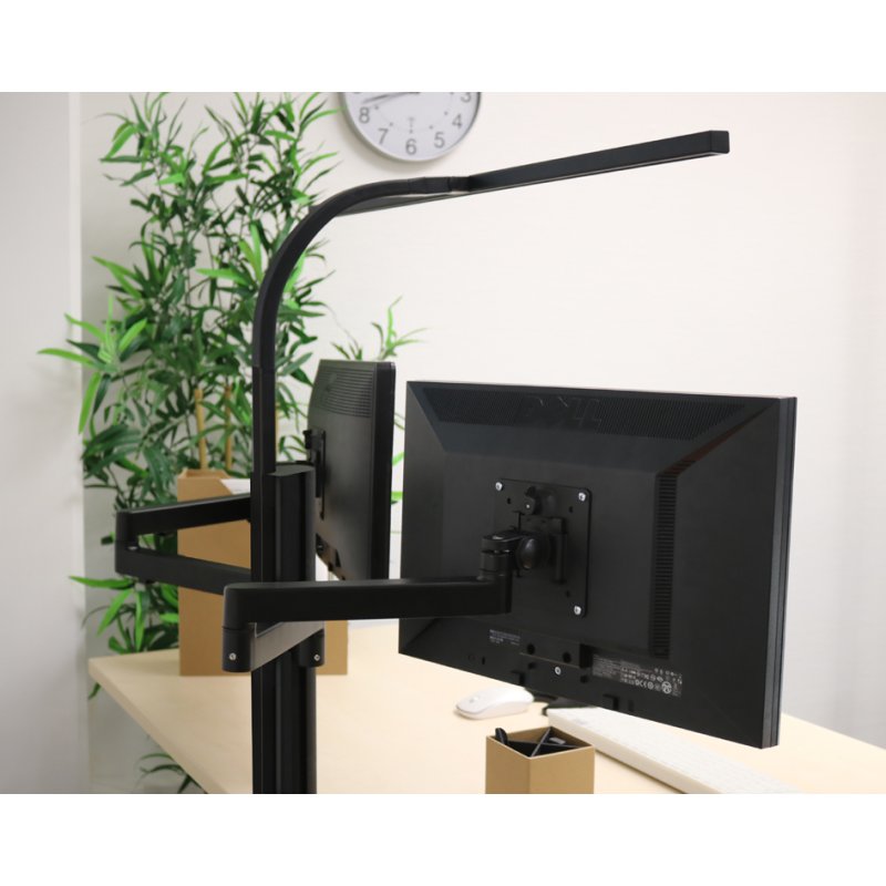 UNiLUX AXIO bras écran, fixation par pince, noir, 13-36 pouces