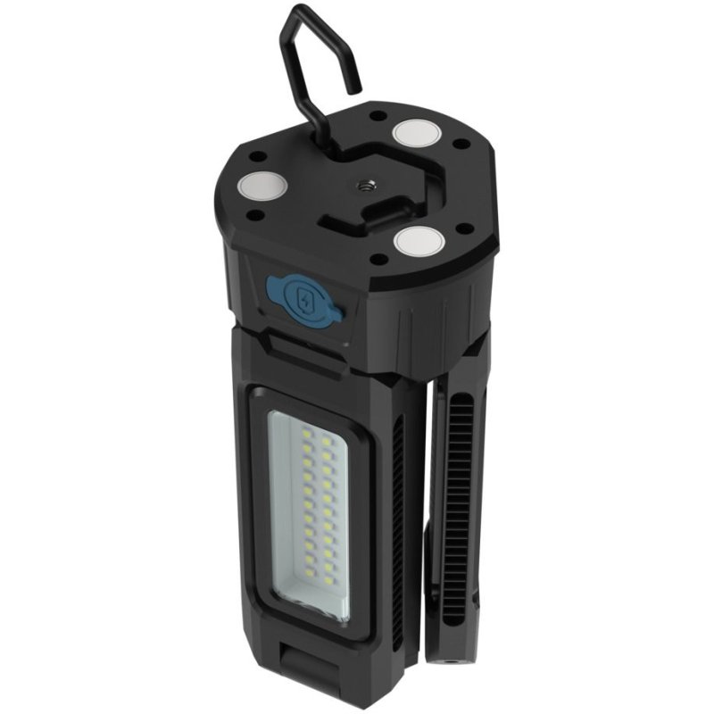 ANSMANN Lampe de chantier LED rechargeable Triohead 7000R, 7000 lumens, avec trépied