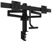 UNiLUX monitorarm AXIO, tafelklem, zwart, aluminium/staal