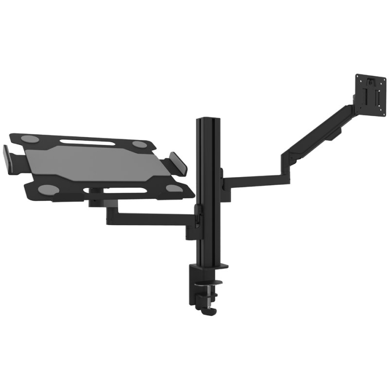 UNiLUX bras de moniteur mécanique AXIO, aluminium, noir