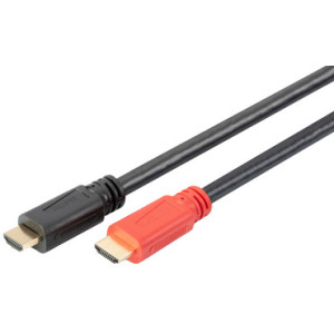 DIGITUS HDMI kabel met versterker, 10 meter, zwart, High Speed