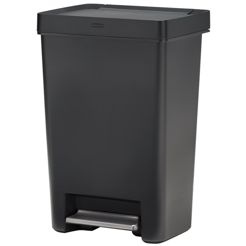 Rubbermaid pedaalemmer Premier Series 2, 46 liter, donkergrijs, 406×311×616 mm