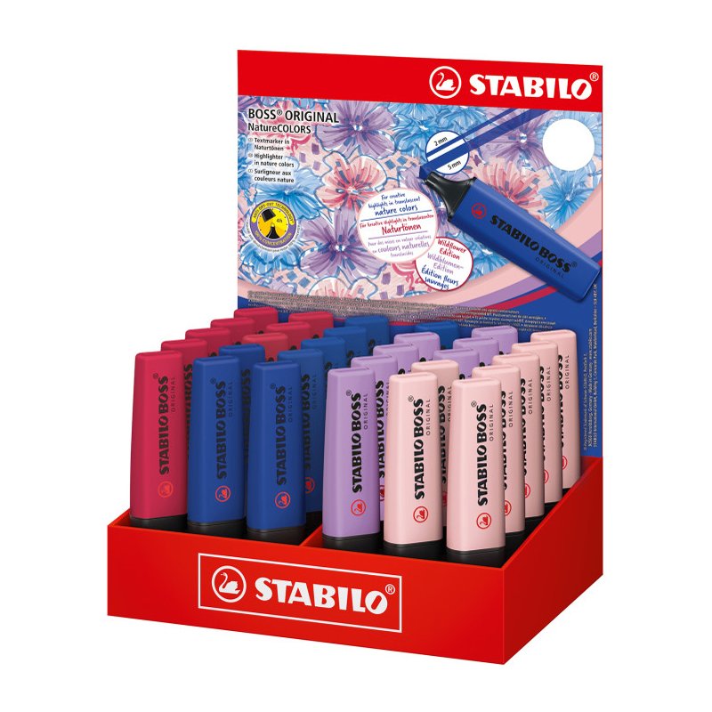 STABILO 70/30-3-2 BO highlighter Wildflower Edition, 30 pieces