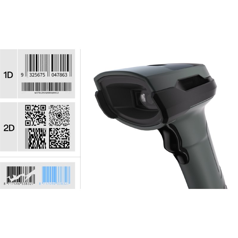 Safescan handscanner 330-W, 1D/2D barcode, antraciet, USB-A