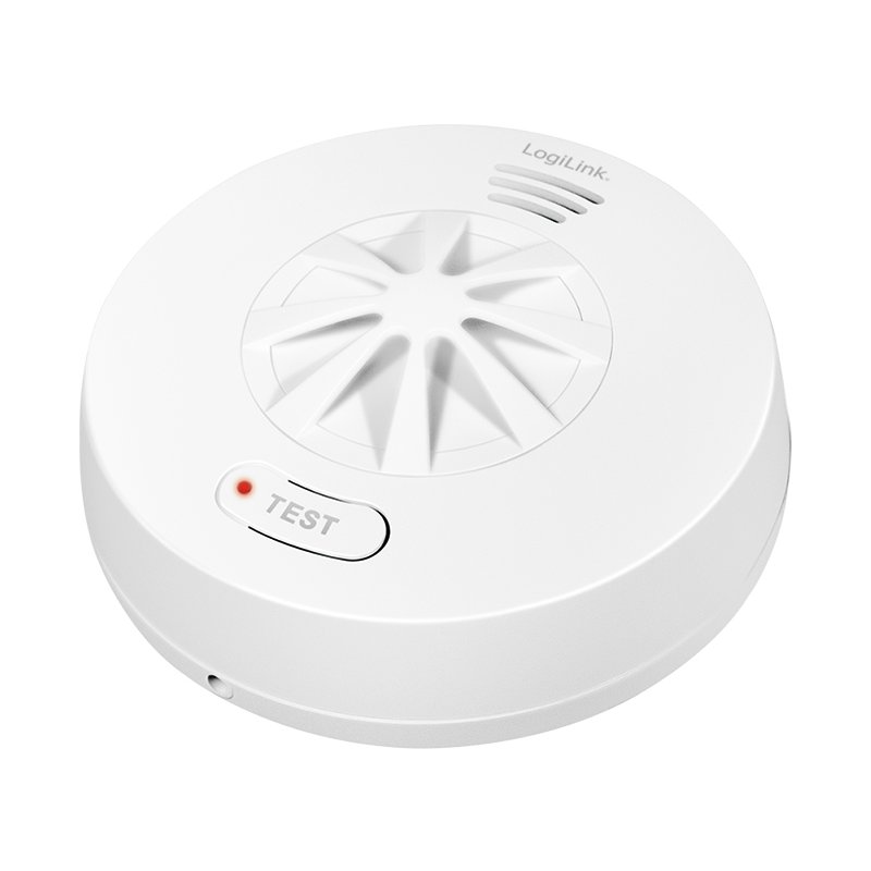 LogiLink heat detector, white, for ceiling mounting