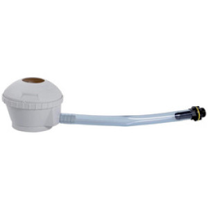 EDA regenwater opvangset, met filter en overloopstop, grijs