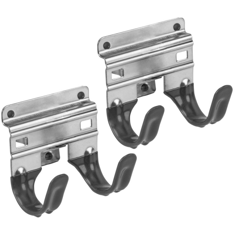 Bradas porte-outils, acier revêtu avec revêtement PVC, noir, 2 pièces