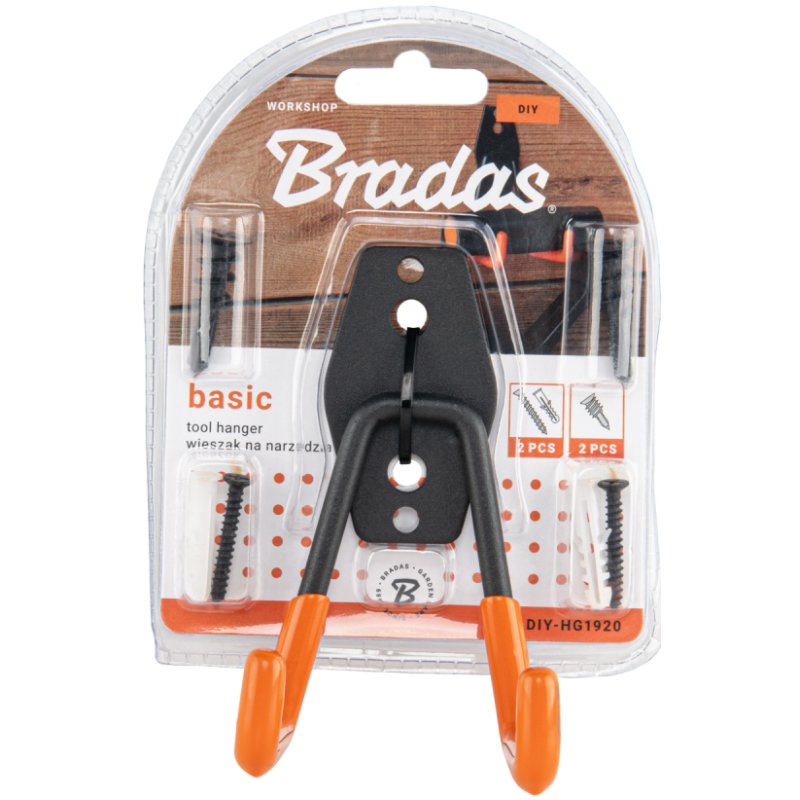 Bradas porte-outils, acier avec revêtement PVC, orange, max 10 kg