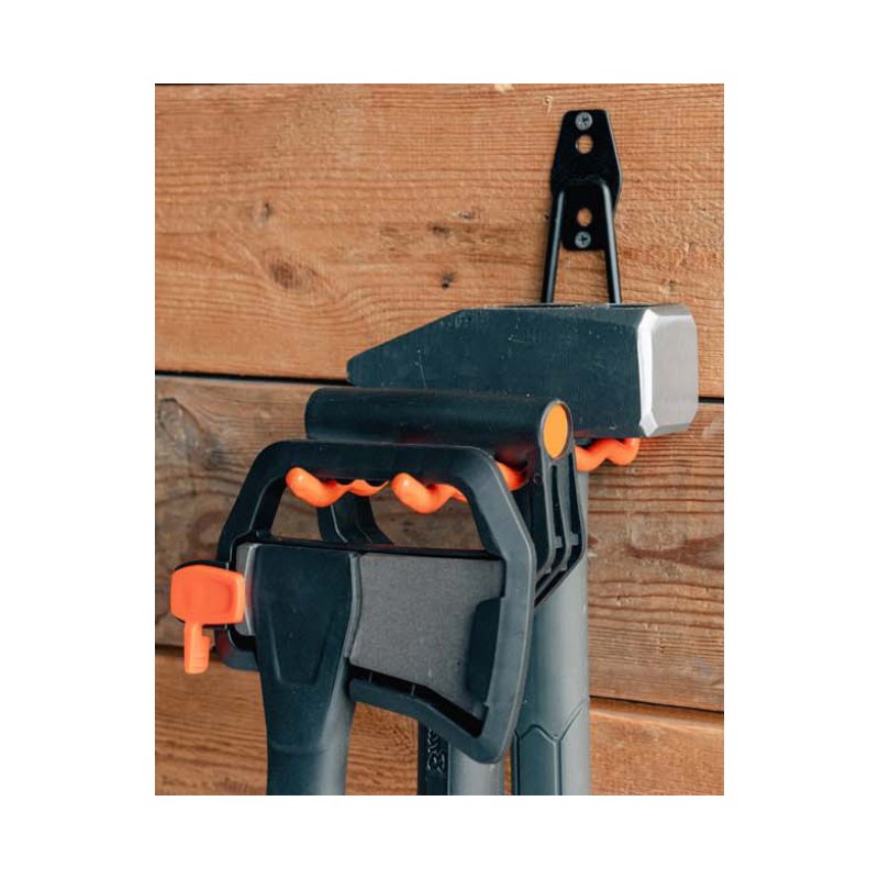 Bradas porte-outils ondulé, revêtement PVC orange, max 15 kg, 195 mm