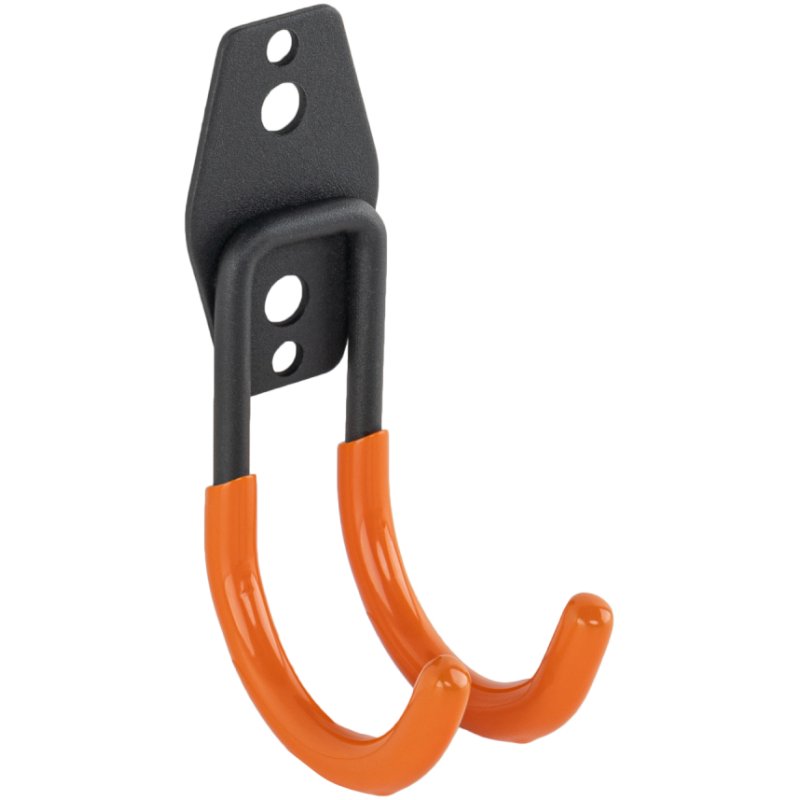 Bradas porte-outils courbé, orange, acier de haute qualité revêtement PVC, 20 kg
