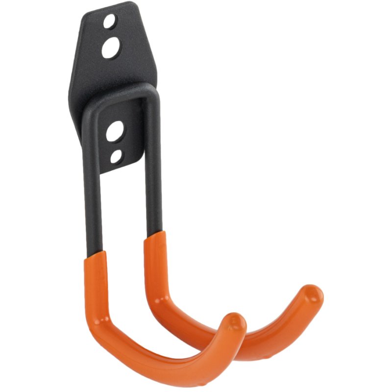 Bradas porte-outils courbé, orange, acier de haute qualité revêtement PVC, 20 kg