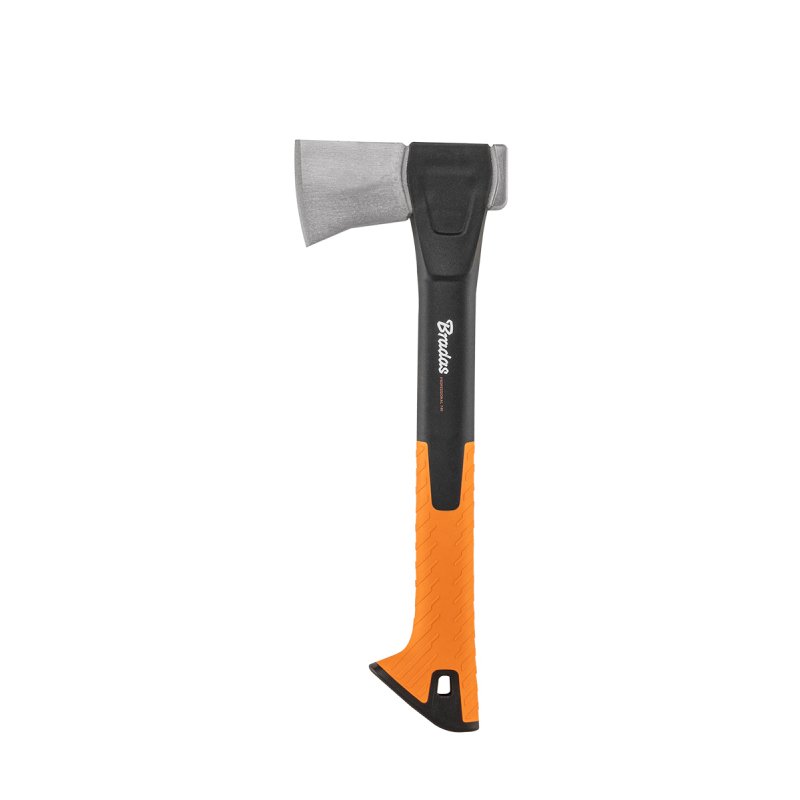 Bradas universele bijl AXT1000g, nylon steel 450 mm, zwart/oranje, 1000 g