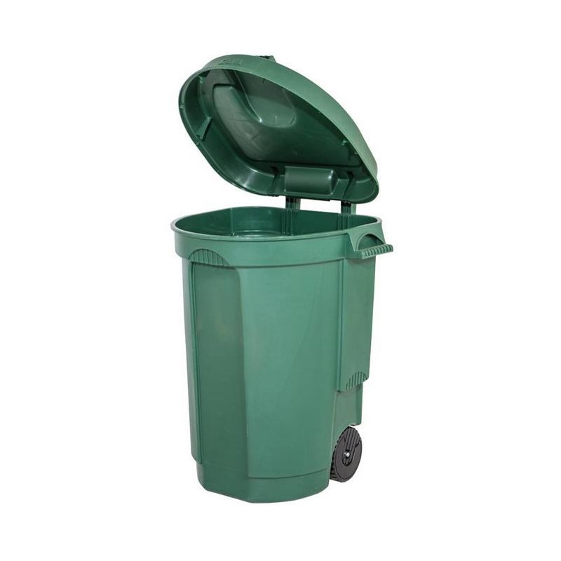 EDA vuilnisbak 110, 110 liter, gerecycled kunststof, canada groen