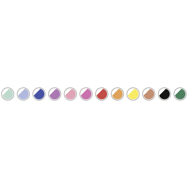 folia origami papier, 100×100 mm, 12 kleuren, 96 vel