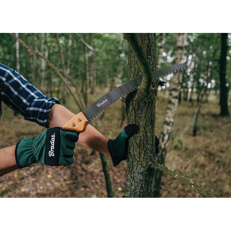 Bradas hand saw 300, hardened SK5 steel, blade length 300 mm