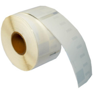 rillprint rolletiketten, PP, 102 × 152 mm, wit