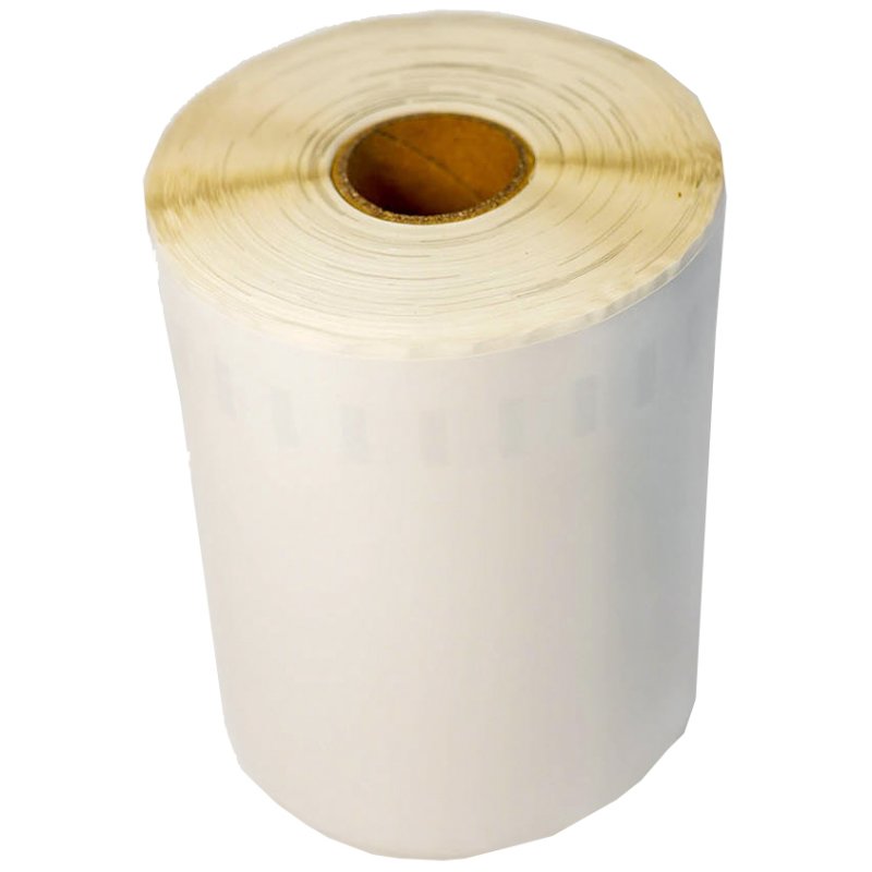 rillprint rolletiketten, wit thermopapier, 57×32 mm, Zebra, 1500 stuks