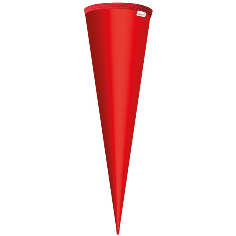 ROTH Cornet scolaire vierge rond, 700 mm, blanc, carton