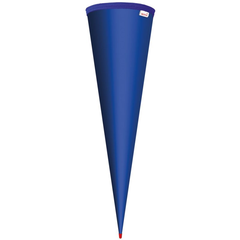 ROTH Cornet scolaire vierge rond, 700 mm, blanc, carton