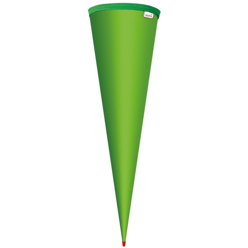ROTH Cornet scolaire vierge rond, 700 mm, blanc, carton