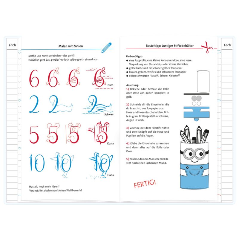 ROTH homework diary Kids Agentin Laura, DIN A5, 104 pages, with protective cover