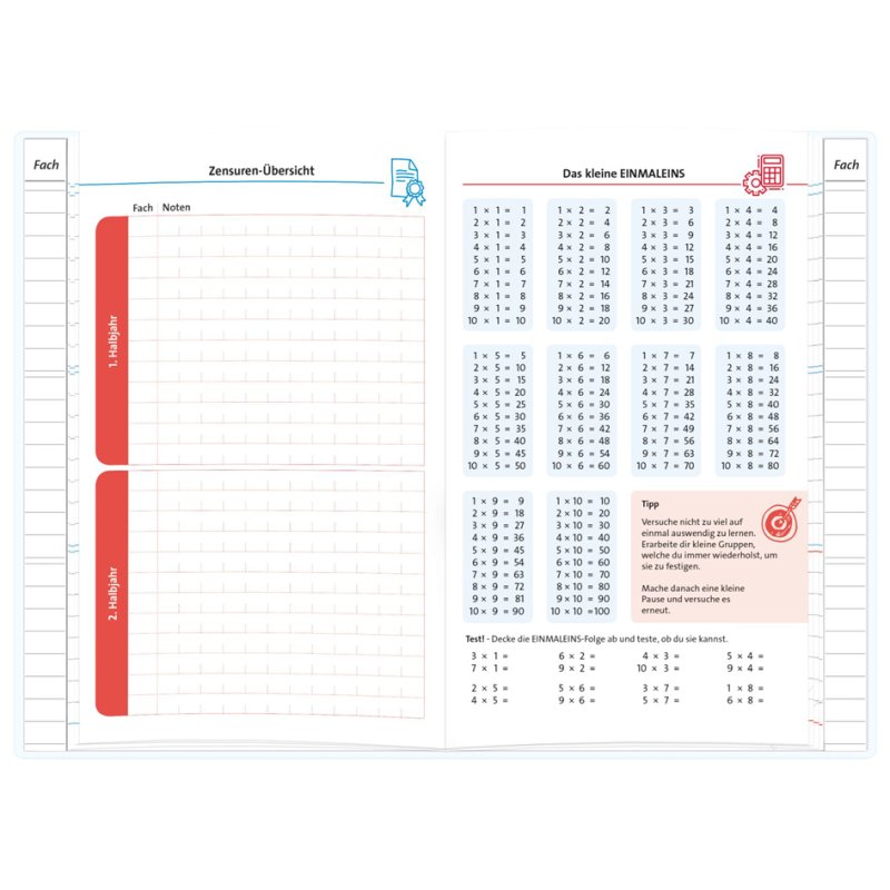 ROTH homework diary Kids Agentin Laura, DIN A5, 104 pages, with protective cover