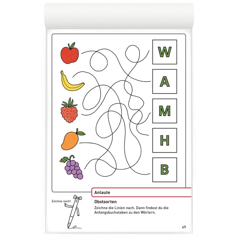 ROTH pre-school workbook First Maths, A5, 64 pages, from 5 years