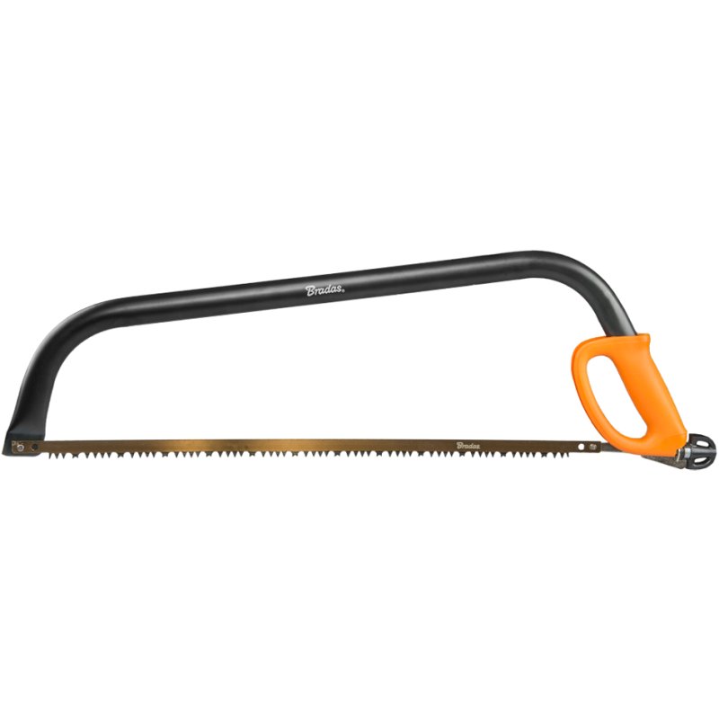 Bradas bow saw V-SERIES, 610 mm, hardened steel, black/orange