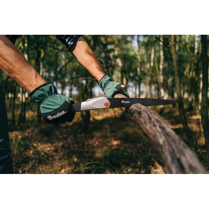 Bradas folding saw V-SERIES RAZOR, 230 mm, hardened SK5 steel, anthracite