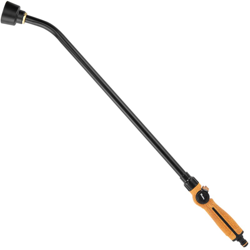 Bradas pouring rod CORK LINE, metal housing with cork, 780 mm, black/brown