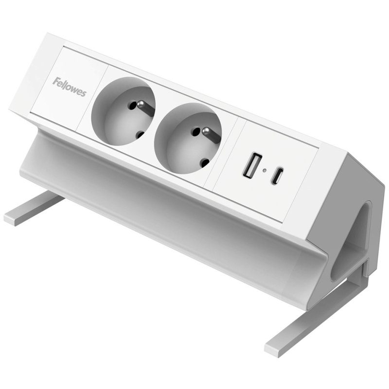 Fellowes Multiprise Bureau Power Desk 2, 2x prise, USB-A, USB-C