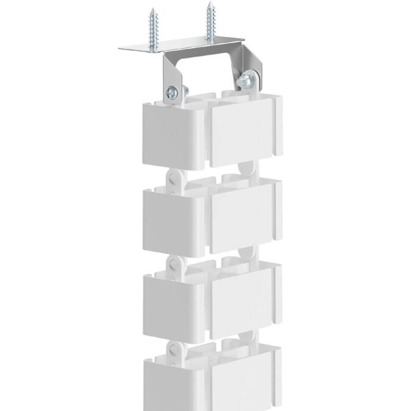 Fellowes cable management CableSpine, white, ABS plastic + metal, 31 segments