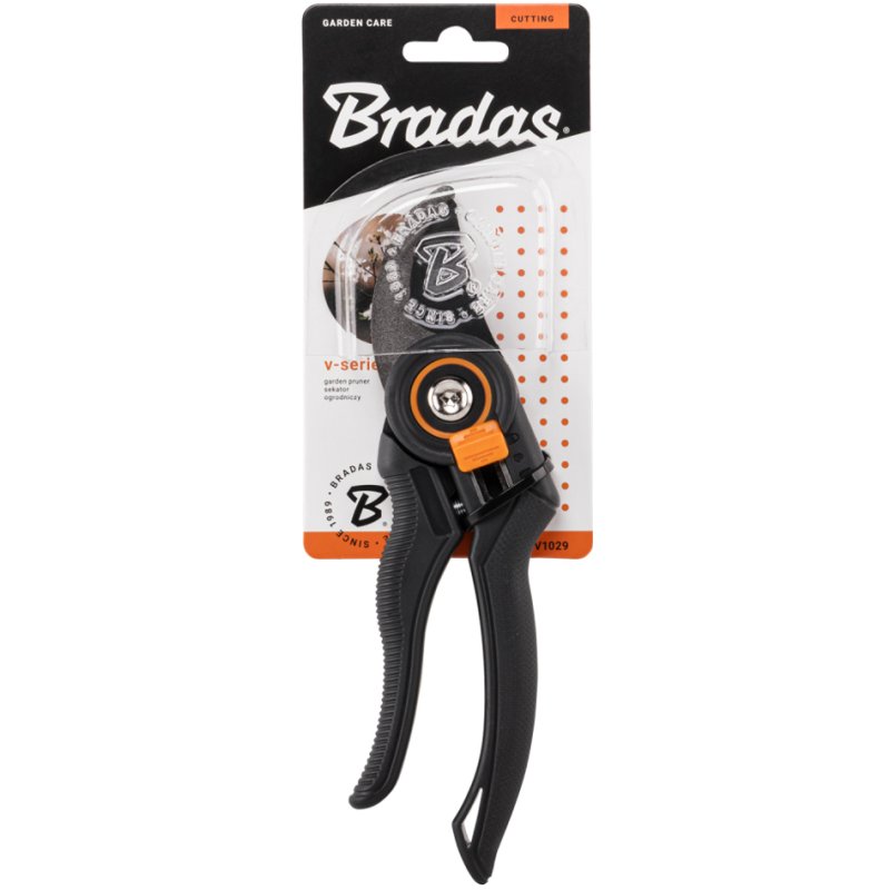 Bradas sécateur V-SERIES, bypass, acier SK5 avec revêtement PTFE, capacité de coupe 20 mm