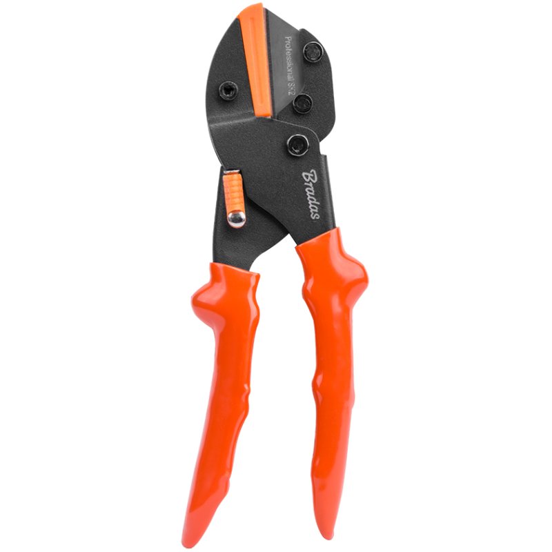 Bradas garden shears V-SERIES, replaceable blade, orange, 180 mm