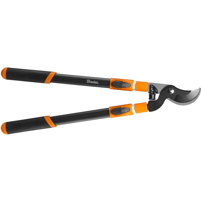 Bradas telescopische takkenschaar V-SERIES, antraciet/oranje, bypass-mes, 660-1000 mm