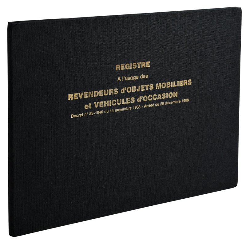 EXACOMPTA registre mobilier et véhicules, d'occasion, 41891D