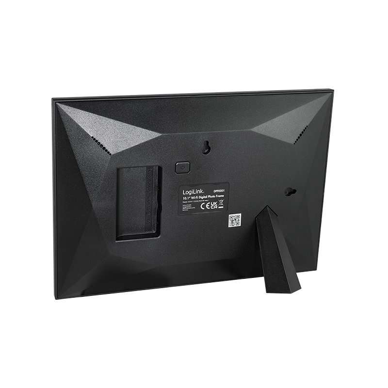 LogiLink cadre photo numérique, 10,1 inch écran tactile IPS, WiFi, 32 GB