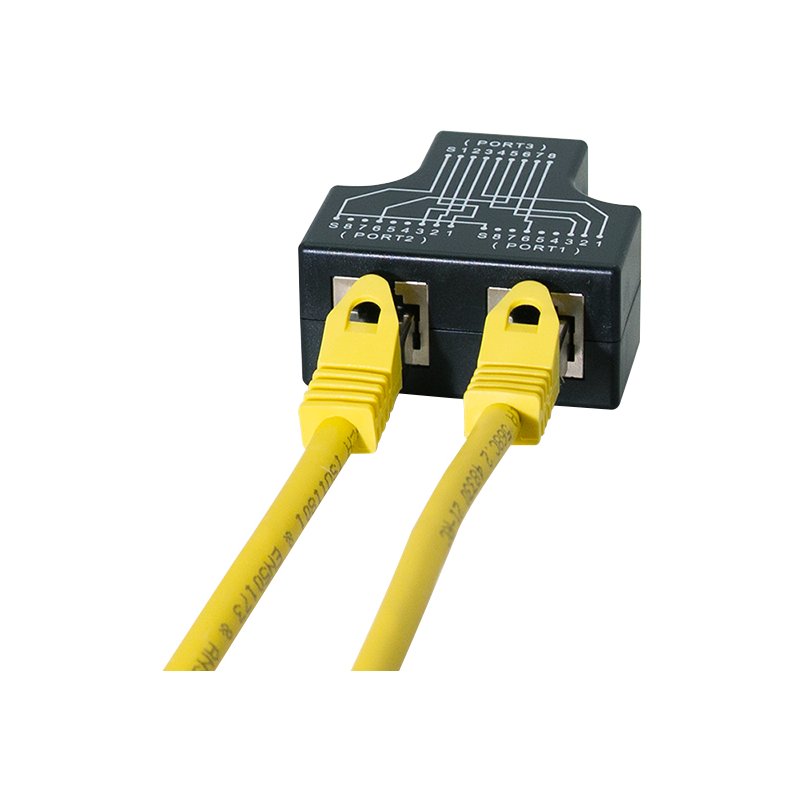 LogiLink Professional Connecteur RJ45, 2x 10/100 BaseT, contacts dorés