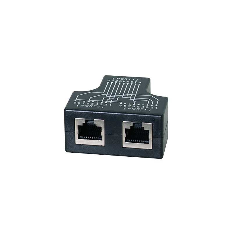 LogiLink Professional RJ45 coupler, 2x 10/100 BaseT, gold-plated contacts