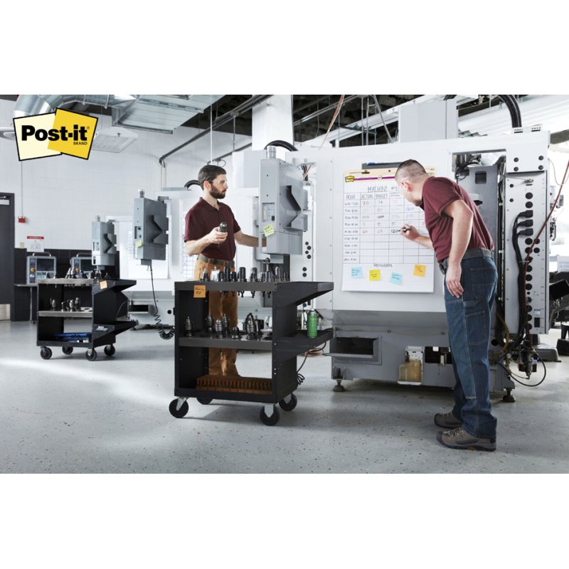 Post-it Super Sticky Tableau de réunion, 635×762 mm, blanc, 30 feuilles