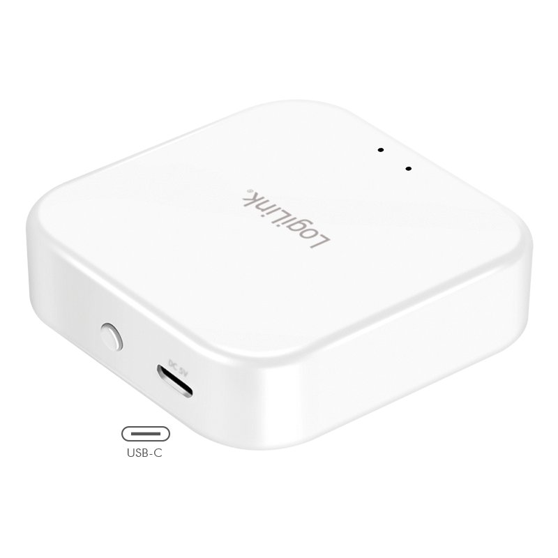 LogiLink Wi-Fi Smart Zigbee Gateway, white, USB-C DC 5V