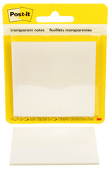 Post-it transparante notitieblokjes, 73×73 mm, 36 vel