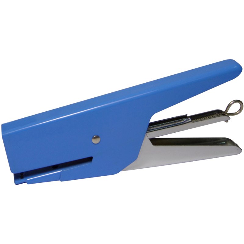 pavo nietmachine, blauw, 12 vel, metaal