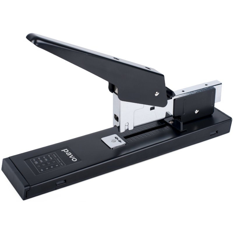 pavo nietmachine blok, 100 vel, zwart, metaal